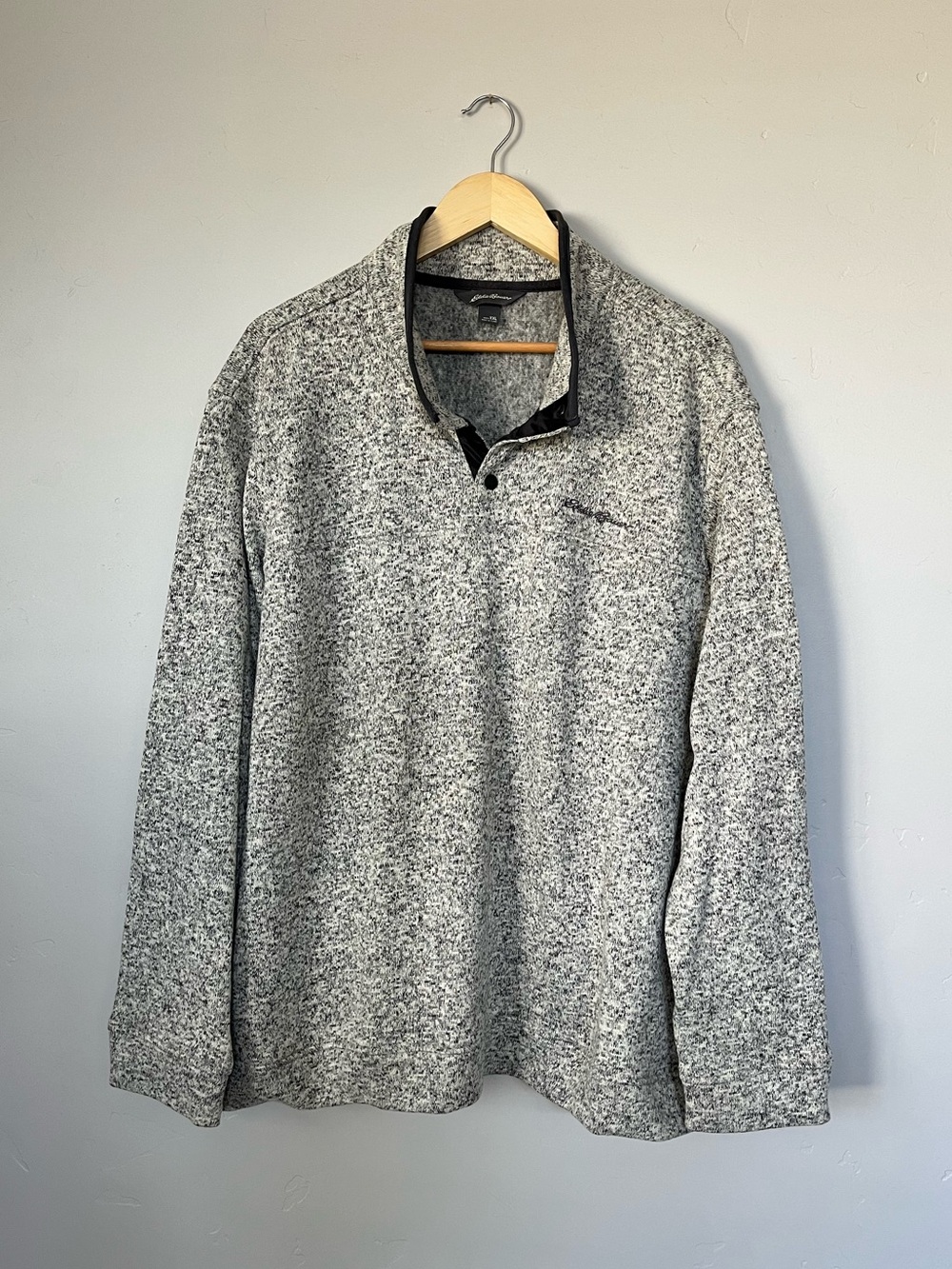 Eddie Bauer | Women’s Heather Gray Quarter Snap Pullover Sweatshirt